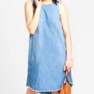 Universal Thread Denim Side Button Sleeveless Dress M